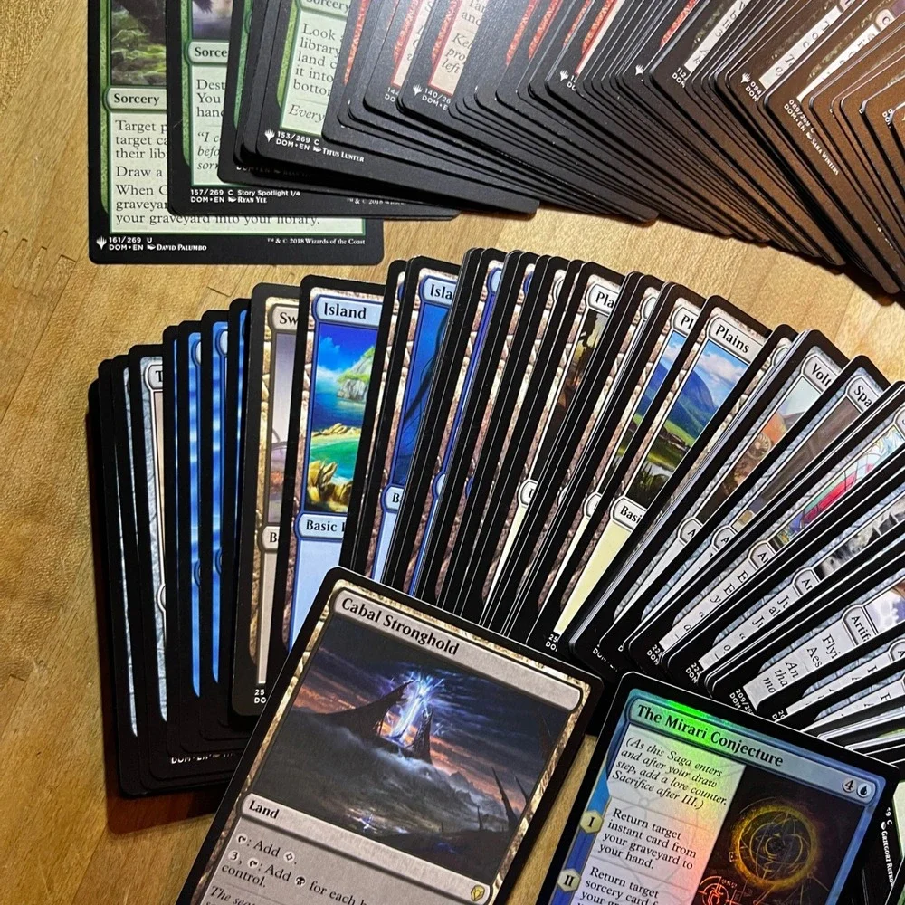 Magic The Gathering Dominaria DOM 216 Card Lot 5 Foils Tokens Lands Creatures